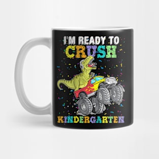 Kids   To Crush Kergarten  Truck Dinosaur Mug